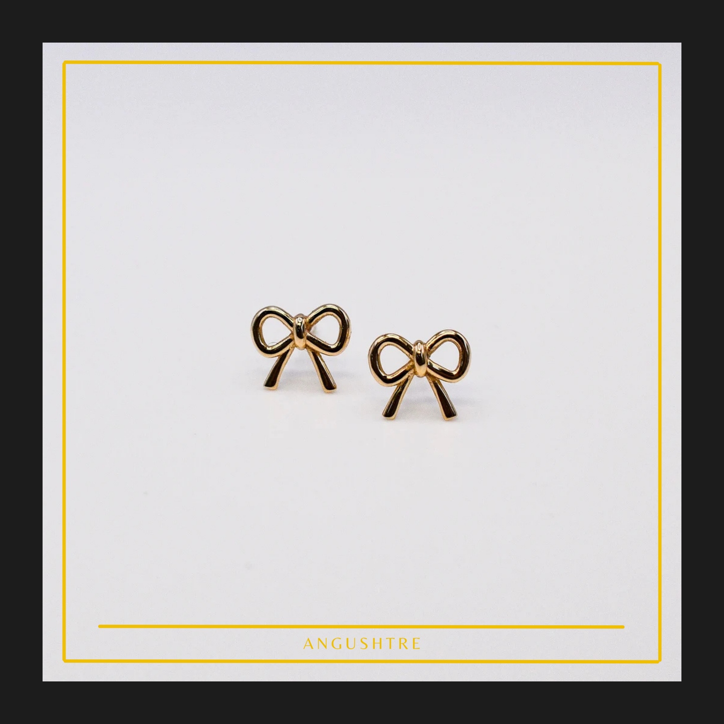 Dainty Ribbon Studs Earings
