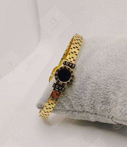 Black roman stylish bangle
