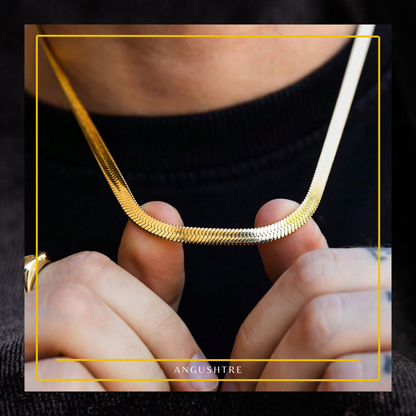 Premium 925 Silver & Stainless Steel Snake Chain