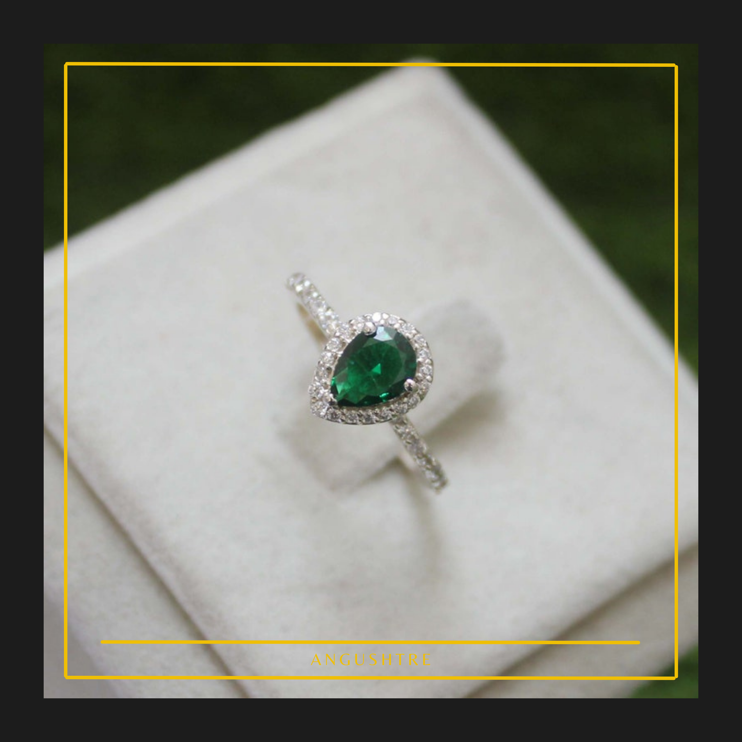 Emerald Engagement Ring