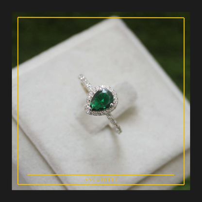 Emerald Engagement Ring