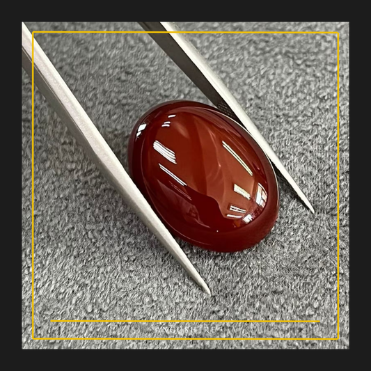 Natural Brown Yumnī Aqeeq – Premium Irani Agate Gemstone (100% Authentic)