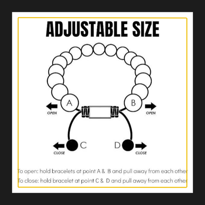 Men’s Onyx & Tiger Eye Beaded Bracelet – Strength. Balance. Power.