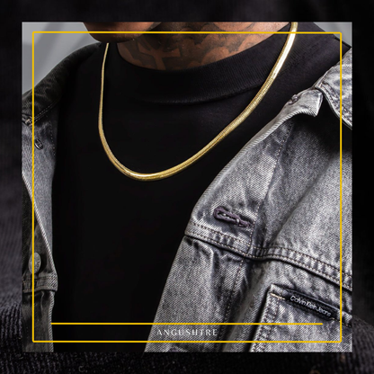 Premium 925 Silver & Stainless Steel Snake Chain