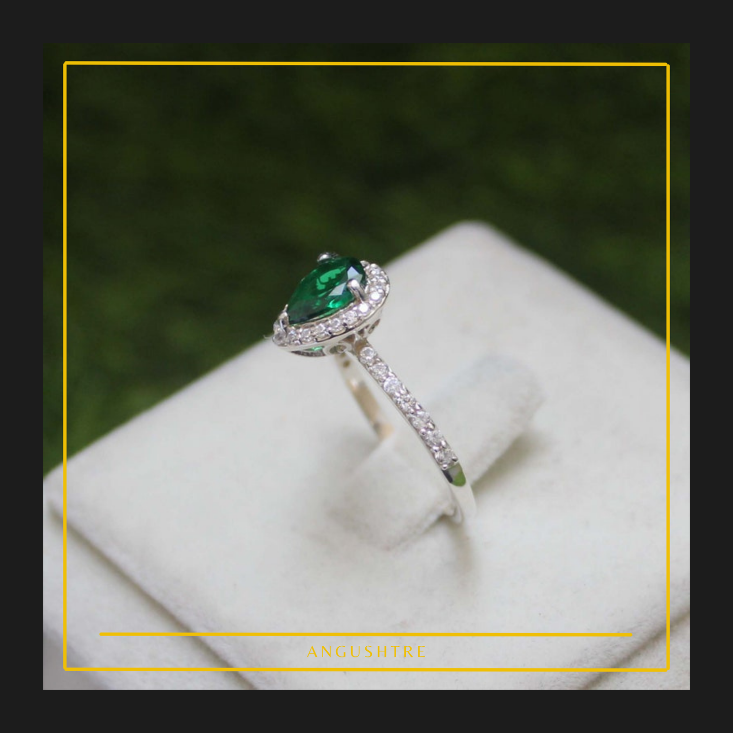 Emerald Engagement Ring
