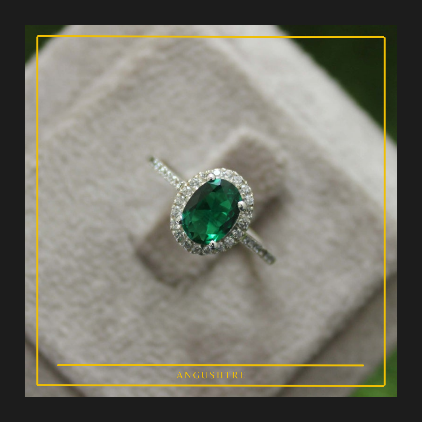 Emerald Engagement Ring