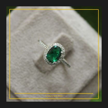Emerald Engagement Ring
