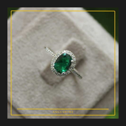 Emerald Engagement Ring