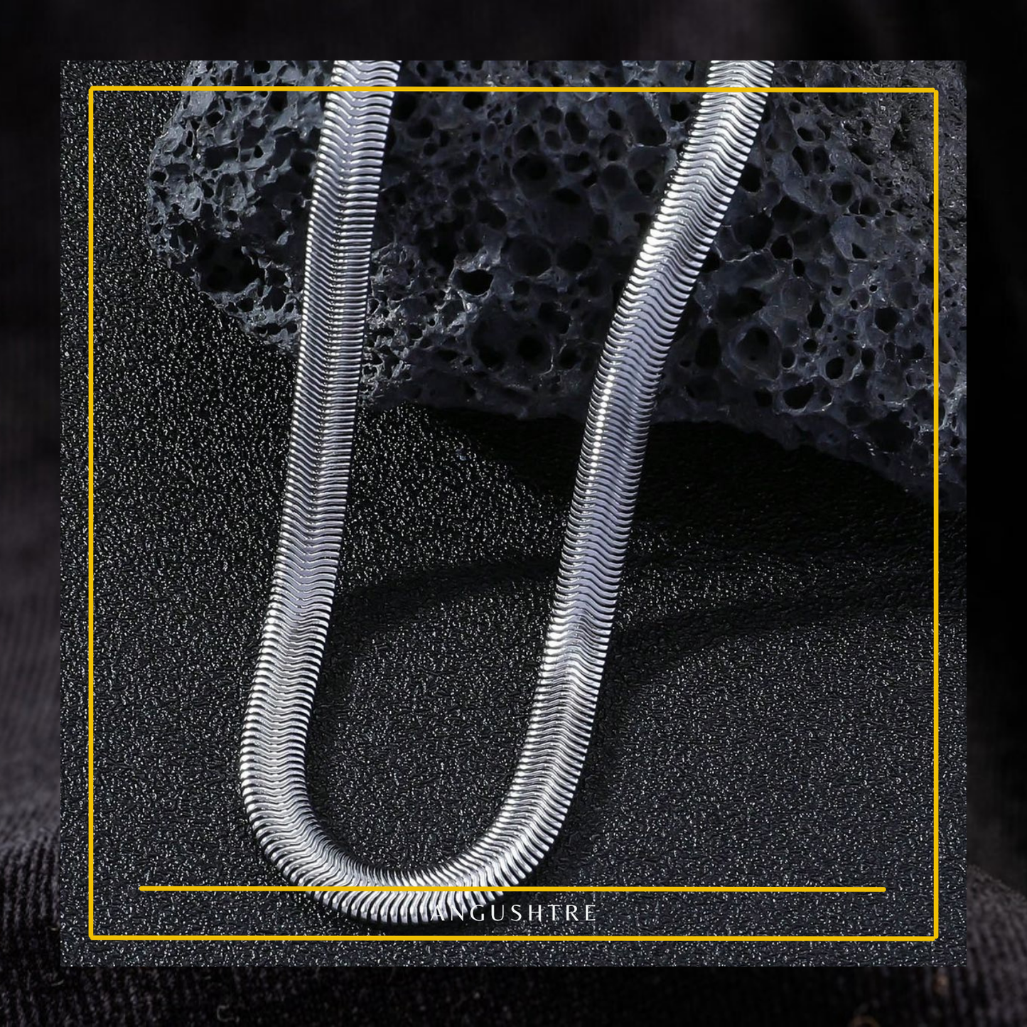 Premium 925 Silver & Stainless Steel Snake Chain