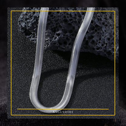 Premium 925 Silver & Stainless Steel Snake Chain