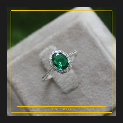 Emerald Engagement Ring