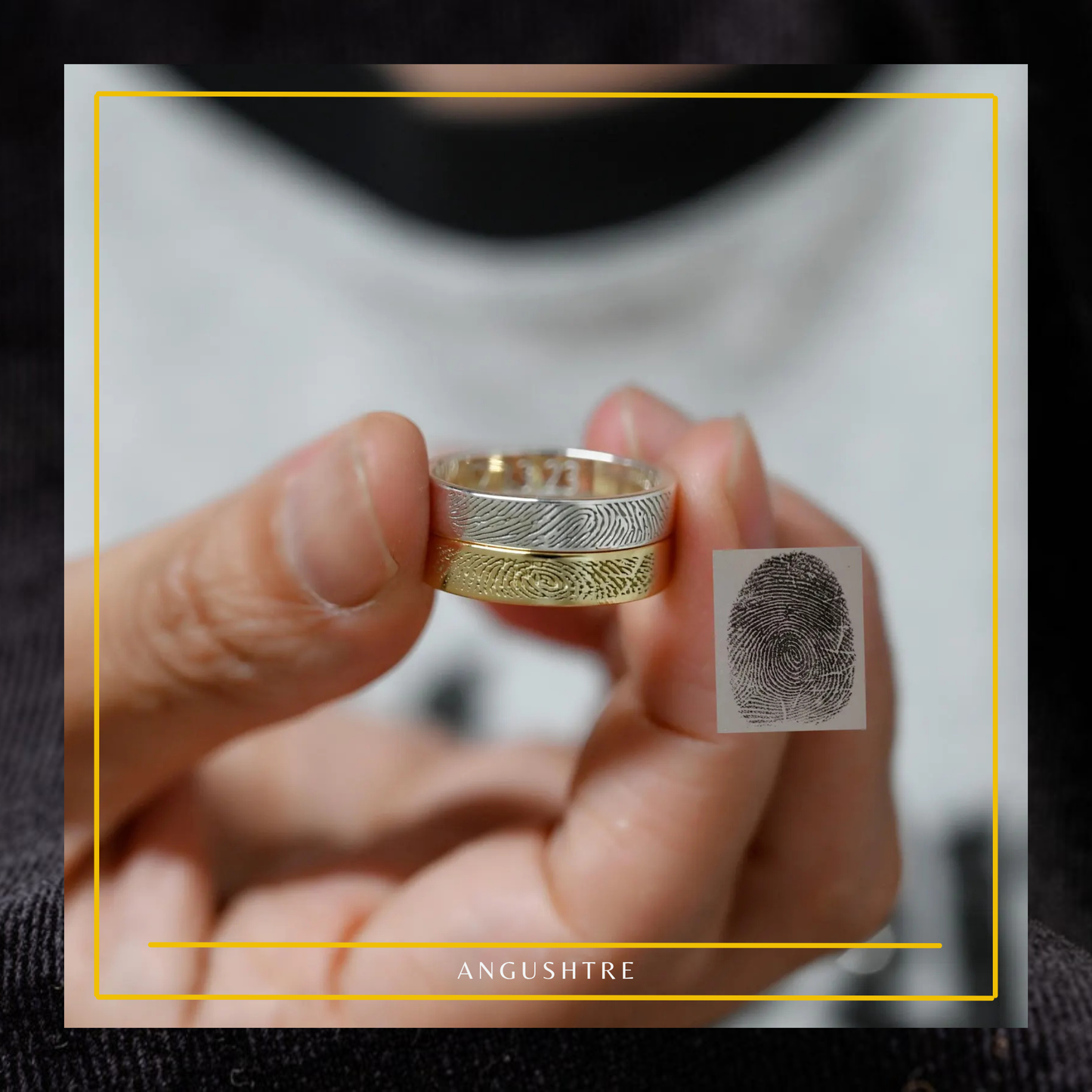 Personalized Engraved Band Couple Pair