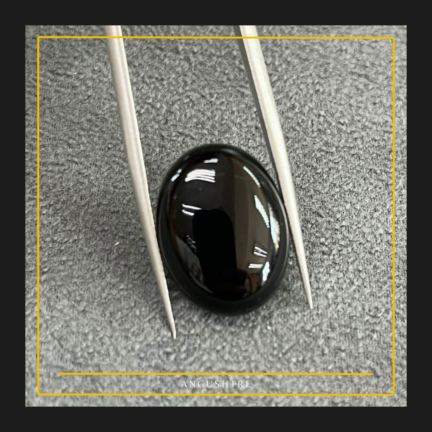 Natural Pure Irani Black Aqeeq