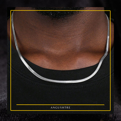 Premium 925 Silver & Stainless Steel Snake Chain