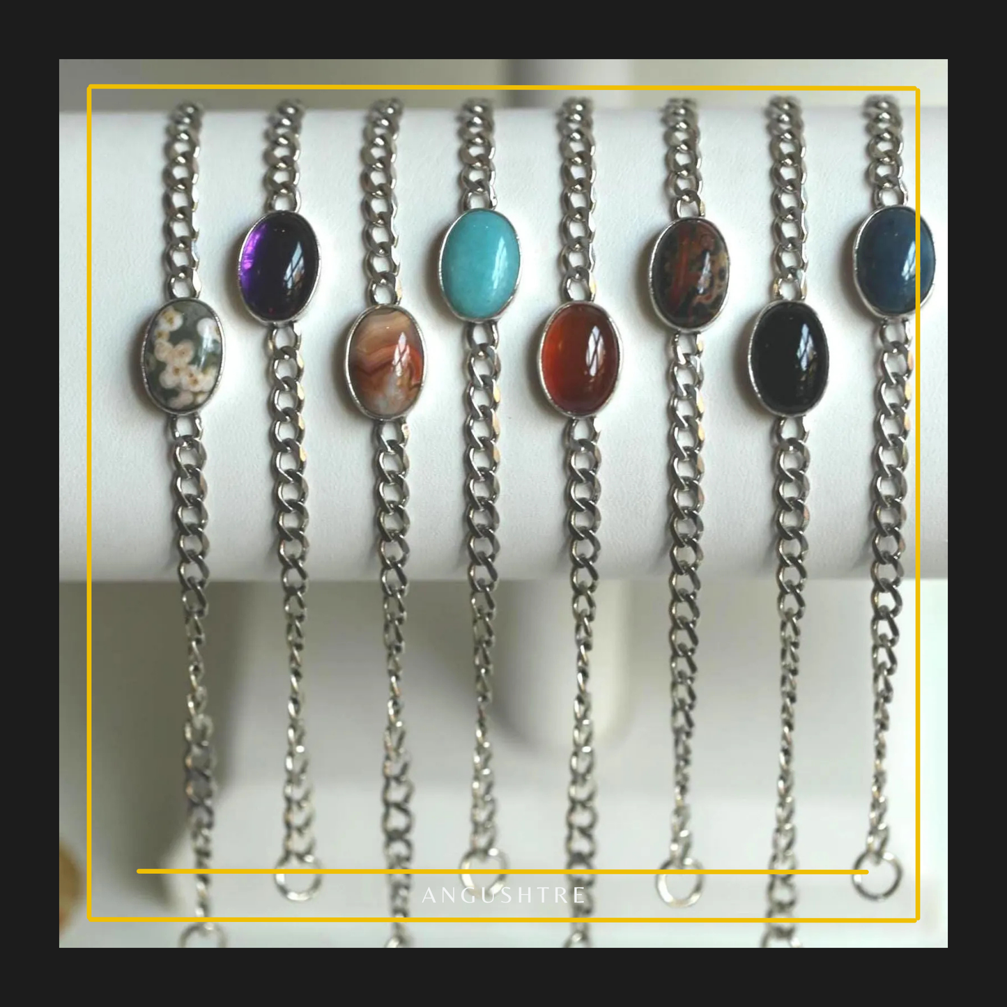 Amethyst Silver Chain Bracelet – Peace & Balance