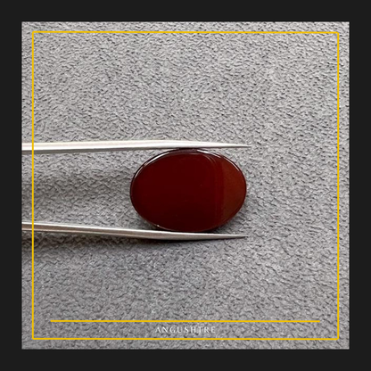 Natural Brown Yumnī Aqeeq – Premium Irani Agate Gemstone (100% Authentic)