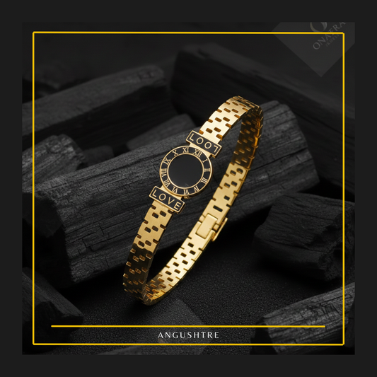 Black roman stylish bangle