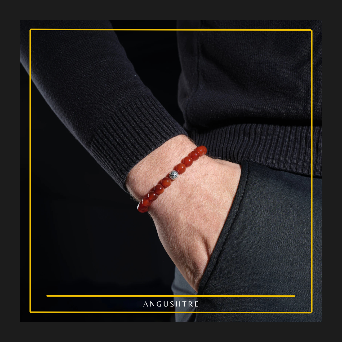 Yumni Aqeeq Agate Bracelet – Strength, Faith & Protection