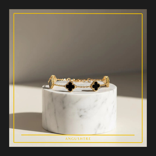 Clover Bracelet | 18K Gold-Plated
