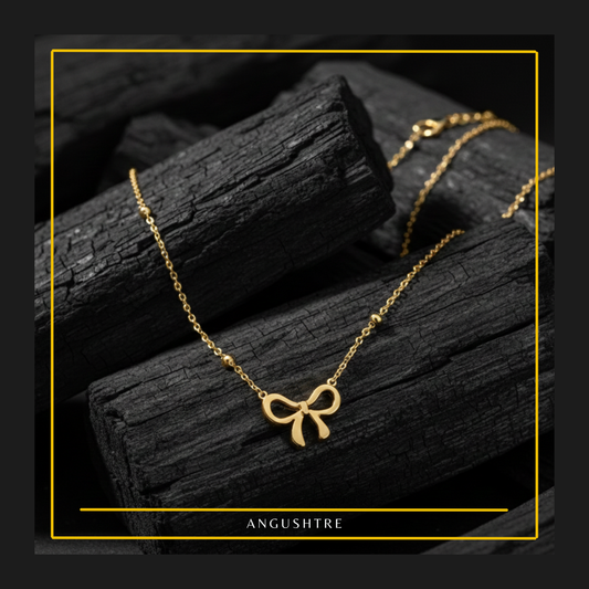 Dainty Ribbon Pendent