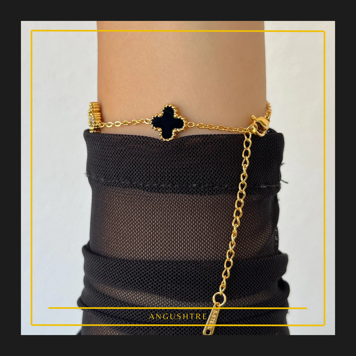 Clover Bracelet | 18K Gold-Plated