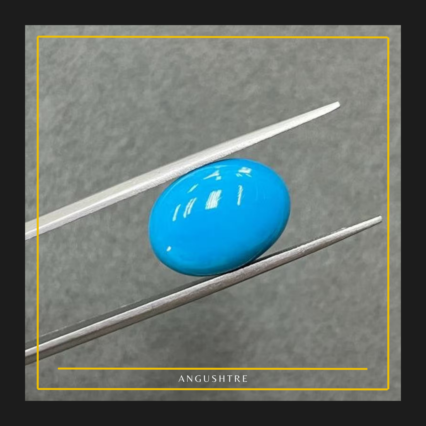 Natural Nishapuri Firoza – Oval Shape Premium Turquoise Gemstone (Flawless)