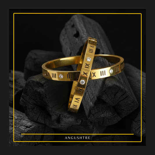 Roman Numeral Cuff Bracelet