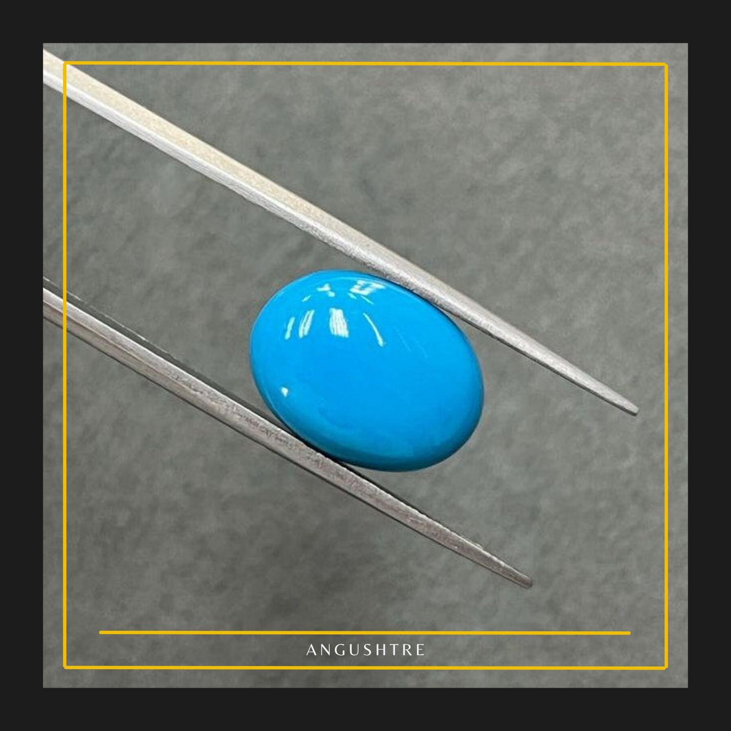 Natural Nishapuri Firoza – Oval Shape Premium Turquoise Gemstone (Flawless)