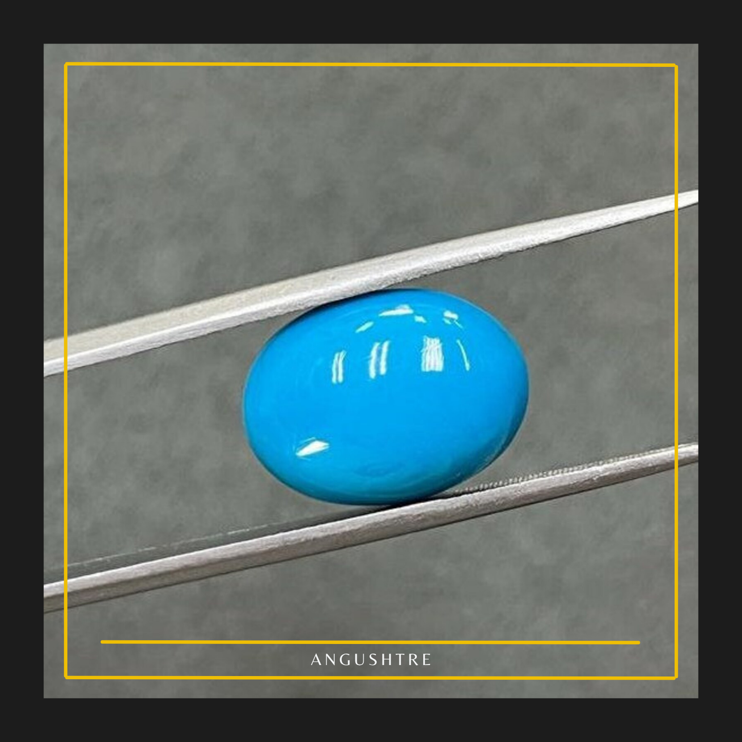 Natural Nishapuri Firoza – Oval Shape Premium Turquoise Gemstone (Flawless)