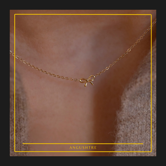 Dainty Ribbon Pendent