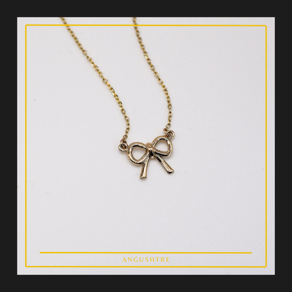 Dainty Ribbon Pendent