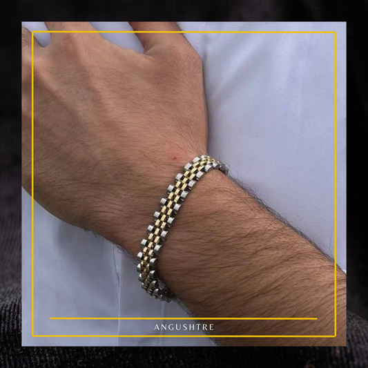 Rolex-Inspired Premium Chain Bracelet for Men