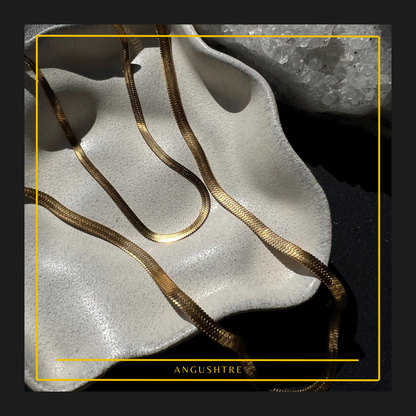 Elegant Snake Gold Choker