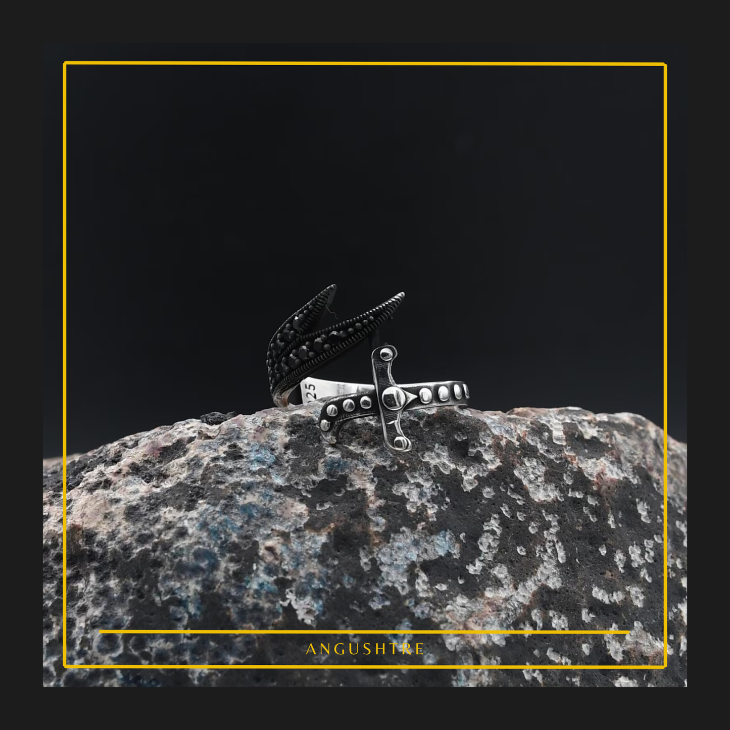 Zulfiqar 205 Silver Ring