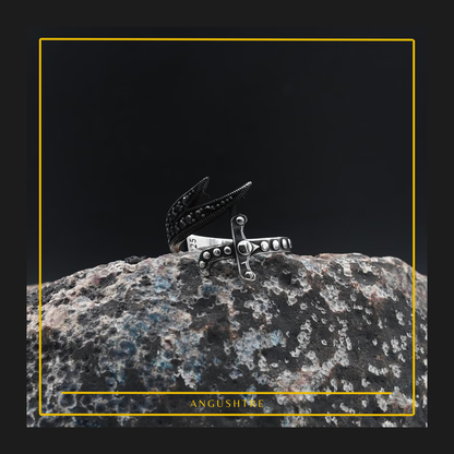 Zulfiqar 205 Silver Ring