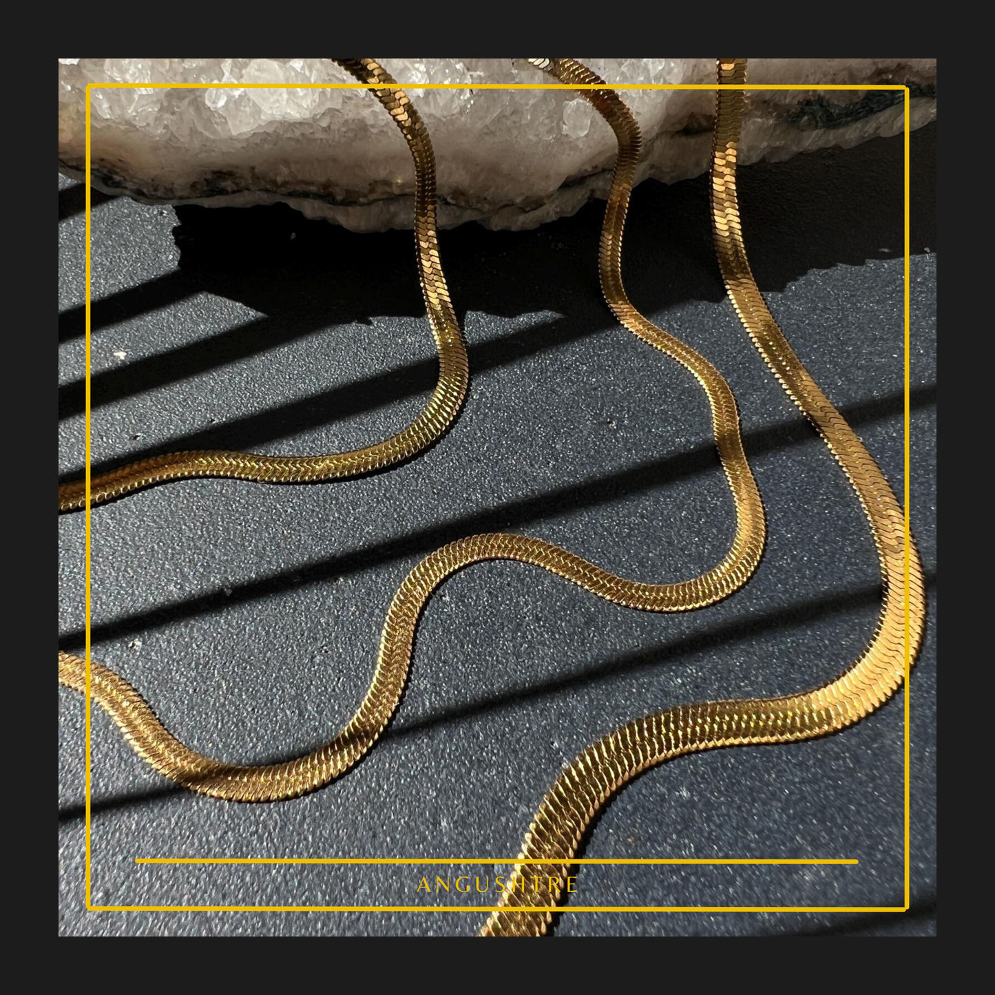 Elegant Snake Gold Choker