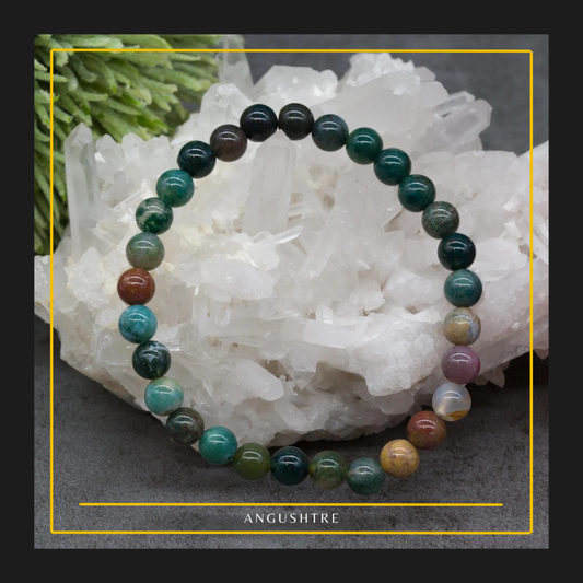 Multi-Color Agate Stone Bracelet – Energy, Balance & Positivity