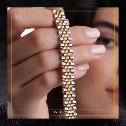 Rolex-Inspired Premium Chain Bracelet for Men