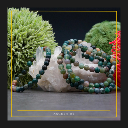 Multi-Color Agate Stone Bracelet – Energy, Balance & Positivity