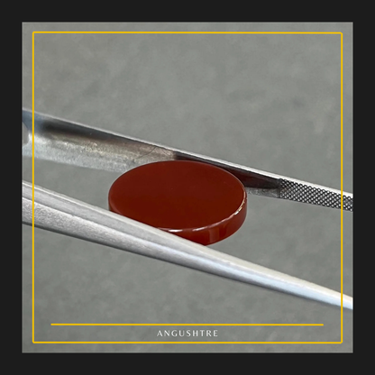 Round Shape Natural Brown Yumnī Aqeeq  Premium