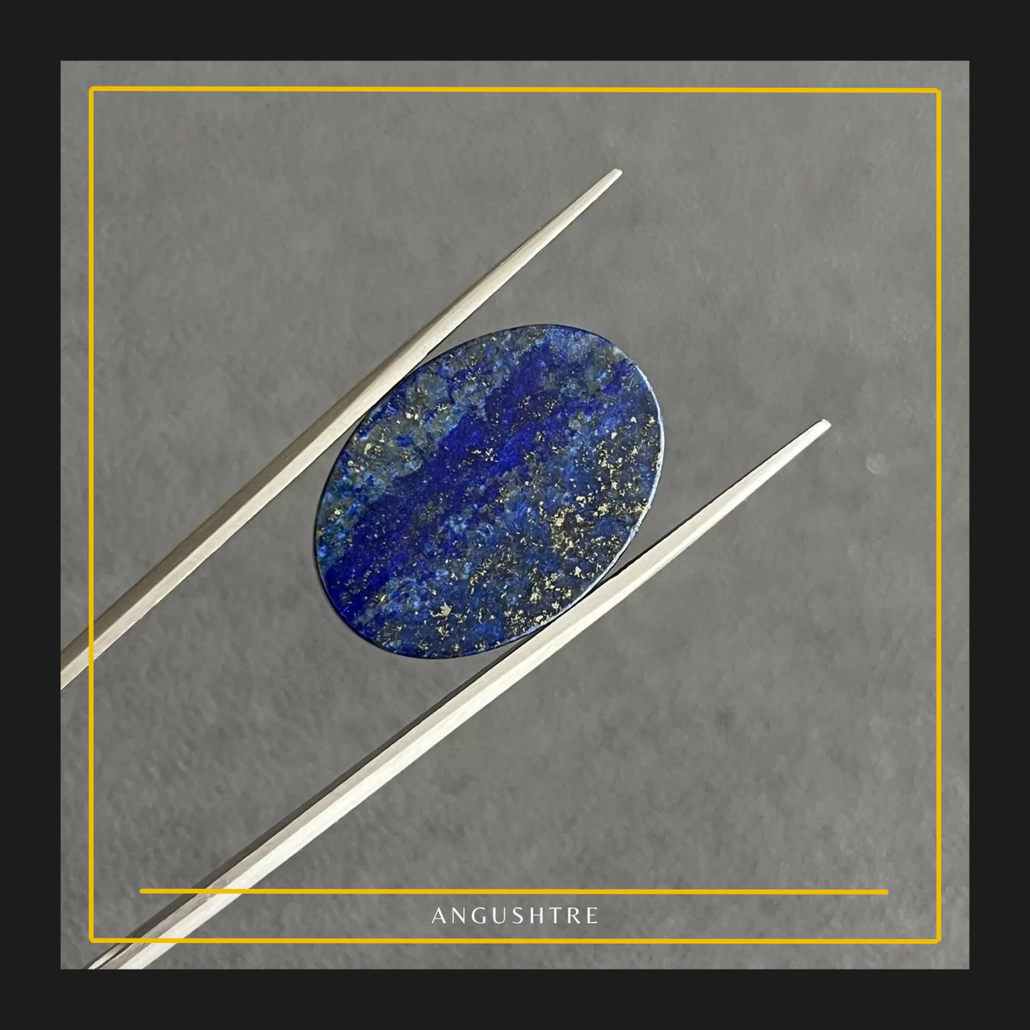 Oval Shape Premium Blue Gemstone (Authentic & Polished)