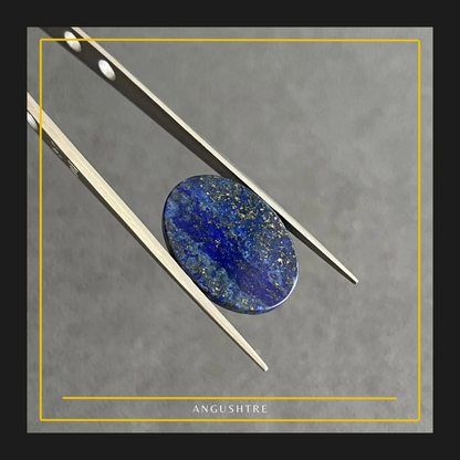 Oval Shape Premium Blue Gemstone (Authentic & Polished)
