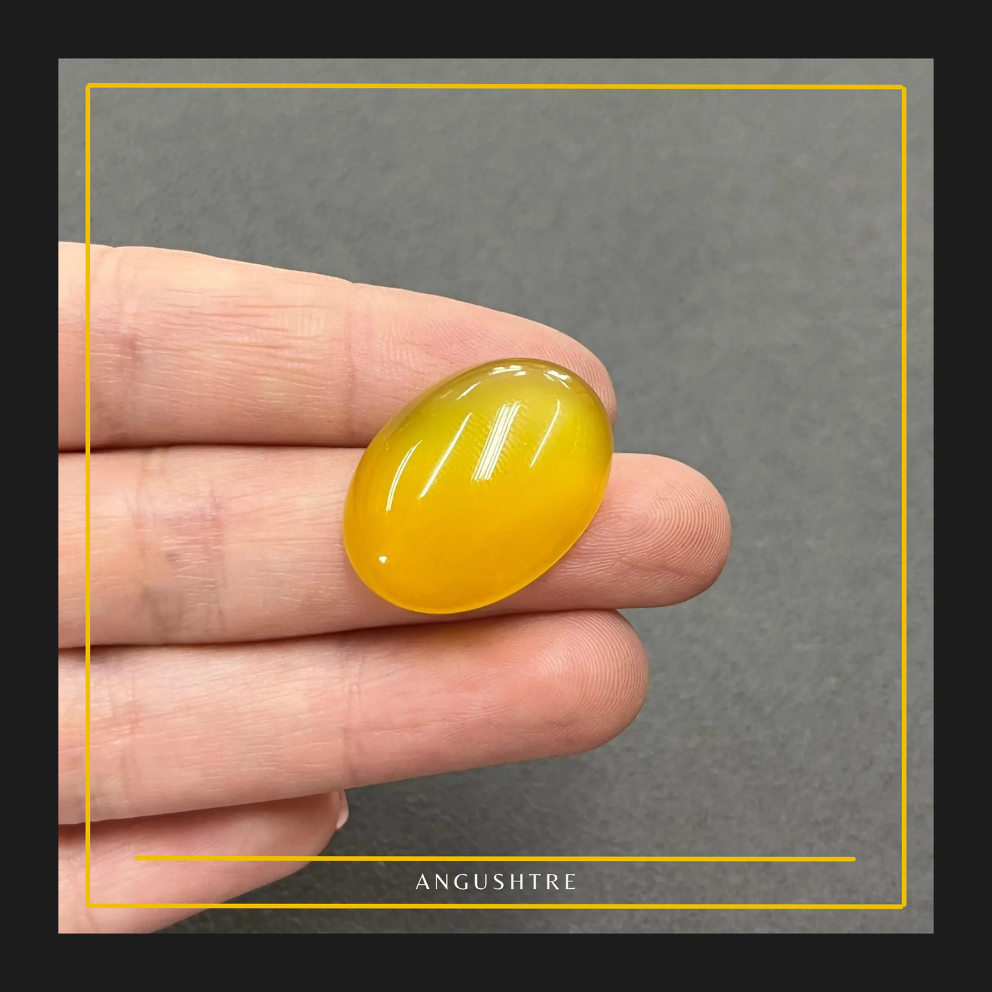 Natural Zard Aqeeq – 100% Irani Yumnī Yellow Agate