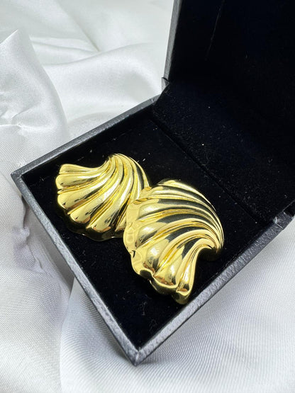 Stainless Steel Gold Earrings.