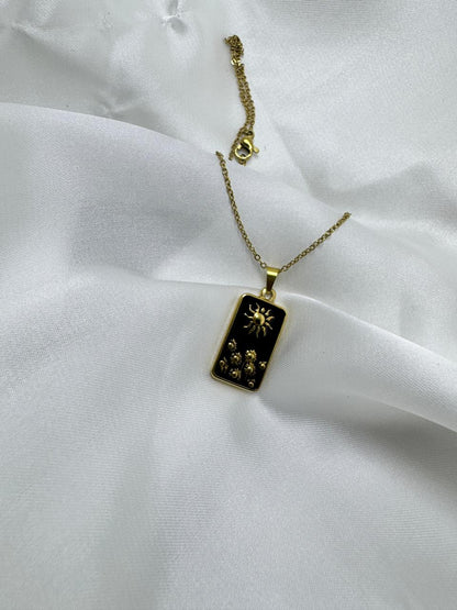 Stainless steal pure star necklace